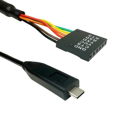 USB C to 3.3V TTL UART Serial Cable TTL-232R-3V3 with FT232 Chipset, 6 Way 0....