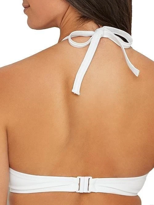 Miss Mandalay ICE WHITE Boudoir Beach Halter Bikini Swim Top, US 32DD, UK 32DD - Изображение 4 из 4