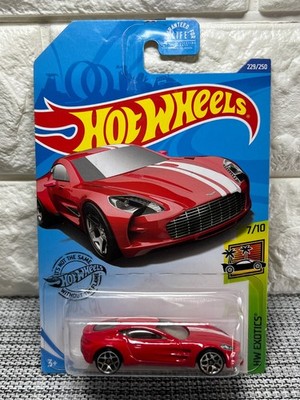 Hot Wheels HW Exotics 7/10 Aston Martin One-77 229/250 Red