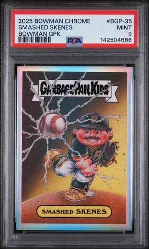 2025 Bowman Chrome Bowman Garbage Pail Kids BGP-35 Paul Skenes PSA 9