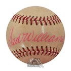 Ted Williams Autographed Shellacked Major League Official Baseball - PSA/DNA LOA