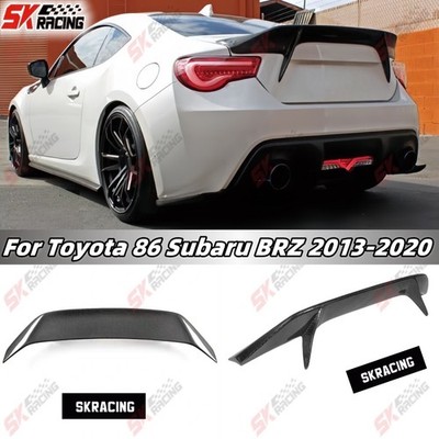 For Toyota 86 Subaru BRZ 2013-2020 Unpainted FRP/Carbon Fiber Rear Spoiler Wing