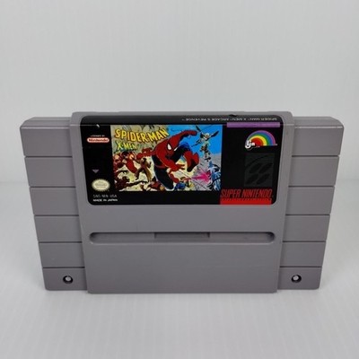 Spider-Man X-Men Arcade s Revenge (Super Nintendo SNES) Tested - Free Shipping 