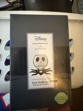 Scentsy Disney Jack Skellington Plug-In Nightlight Warmer White Ceramic