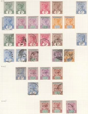 British Honduras 1891-1899 fine mint & fine used range sg51, etc, cat £300+