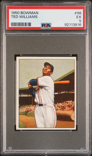 1950 Bowman Ted Williams #98 PSA 5
