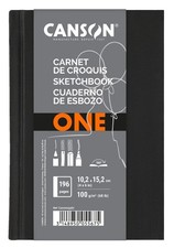 Canson ONE Art Sketch Book, 4" x 6", Hardbound, 100 Sheets 4"X6", 0
