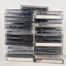 Lot Of 27 Used Blank Cassette Tapes  Cases - Random Christian Materials, TDK 