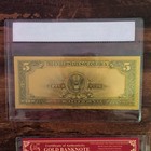 COA Gold Banknote Novelty Set Lot of 3 Notes $5 & $2 — photo 4