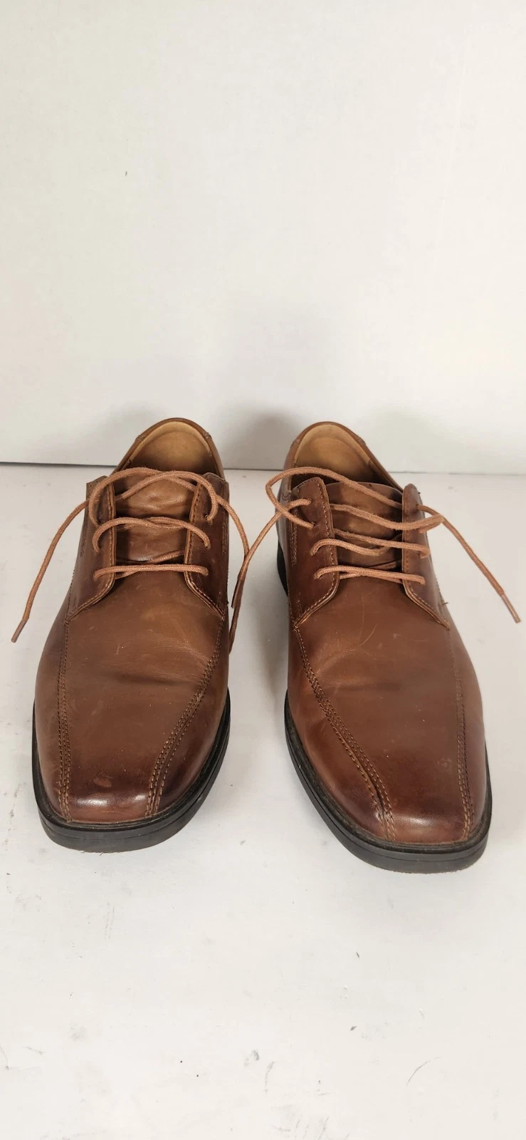 Oxford Ultimate Comfort Collection by Clarks 15770 da uomo taglia 10 5 in pelle marrone