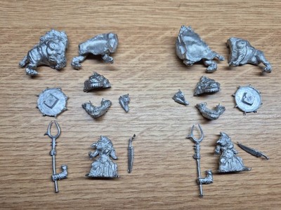 Warhammer Sigmar Mantic Games Goblin Mawbeasts and Handlers x 2 unpainted