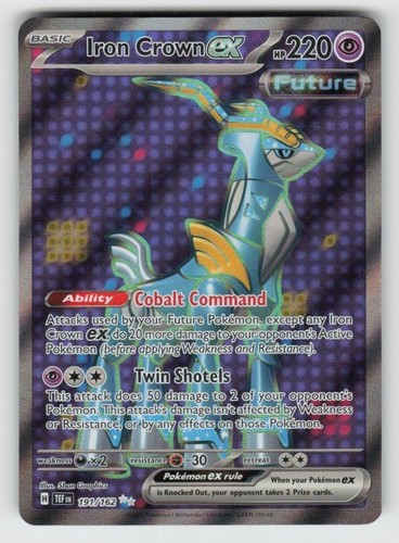 Iron Crown ex 191/162 Ultra Rare Temporal Forces Near Mint