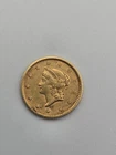 1852 Liberty Head 1 Gold Dollar Coin Type 1 Small Planchet Pre 1933 Vintage US
