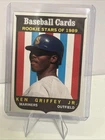 1989 Baseball Cards Magazine Ken Griffey Jr. Rookie RC #63