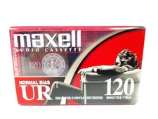 Maxell Cassette Audio Tapes Blank Normal Bias UR 120 Mins Lot of 4 New  Sealed