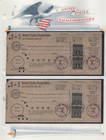 US 1945 FOUR POSTAL NOTE RECEIPTS, 3 FROM DETROIT, MICHIGAN DATED FEB. 2, 1945