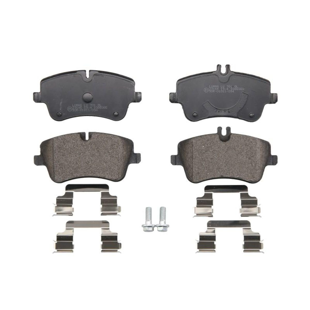 Breck 23144 00 701 20 - front axle - disc brake pad set - ...