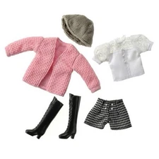 Takara Tomy Licca-chan Dress LW-15 Fluffy Sweet Look Dress Up NEW Japan