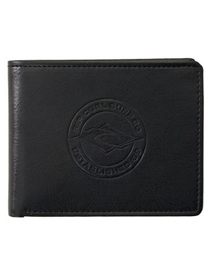 Rip Curl Stapler PU All Day Kunstleder Geldbörse Schwarz Herren