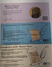 Copies Of Historic Documents, The Constitution, Declaration of Independence