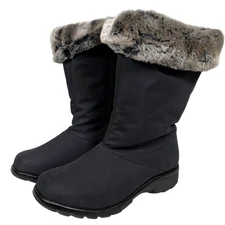 Toe Warmers Canada Janet Faux Fur Line Waterproof Winter Boot Size 8.5