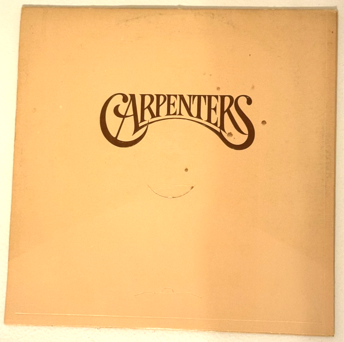 Carpenters Vinyl Records LP Vintage 1972 Stained Cover Look At Pics-image