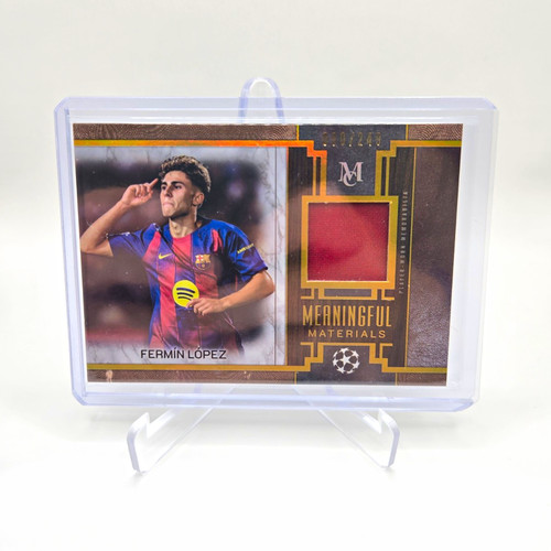 2026 Topps Museum Collection UCC Fermín López Meaningful Materials #80/249