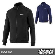 Sparco Full Zip Sweatshirt - Leisurewear, Warm & Comfortable (Motorsport / Race)