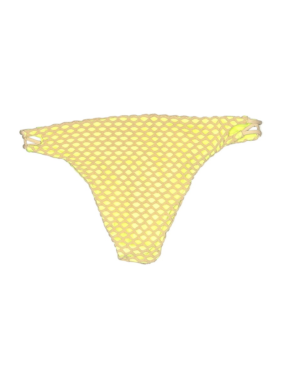 The Bikini Lab Women Yellow Swimsuit Bottoms L View 2