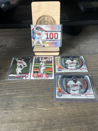 Lotto Cleveland Guardians Topps Rookie/Propsect x32 - Foto 3 di 14
