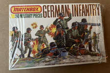 Matchbox WWII German Infantry 1:76 Scale Complete kit P-5003 NOS Open Box