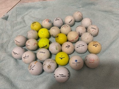 30 GEBRAUCHTE GOLFBÄLLE (no lakeballs) ÜBUNGSBÄLLE MIX Golfball Practise Balls