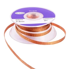 Solder Wicks, No-Clean Solder Braided Wicks Desoldering Wicks Solder Removal ...
