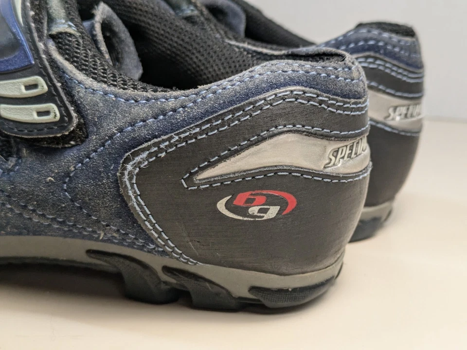 Zapatos de Ciclismo Especializados Body Geometry Mujer EE. UU. Talla 5 UE Talla 38 Azul Gamuza Foto 4 de 4