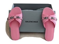 Balenciaga Cagole Pink flat sandals Size 36.5