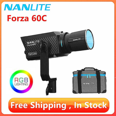 NANLITE Forza 60C RGB LAC LED Video Light Photography Fill Light 1800K-20000K