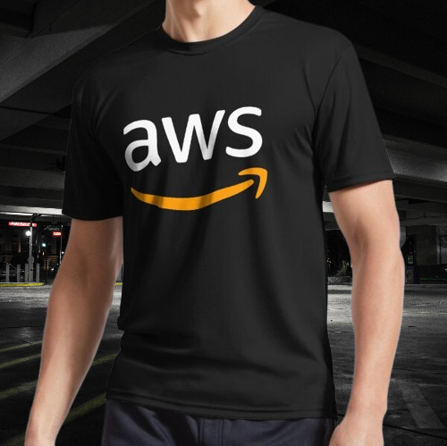 AWS logo (Amazon Web Services logo) Active Logo Funny Size Mode