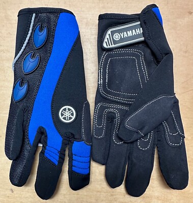 Yamaha NEOPRENE Glove BLUE/Black FULL Finger XS  MAR-07GFF-BL-XS FREE SHIPPING