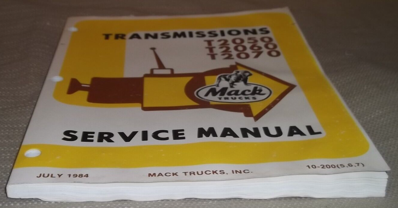 MACK T2050 T2060 T2070 TRANSMISSION OVERHAUL SHOP REPAIR