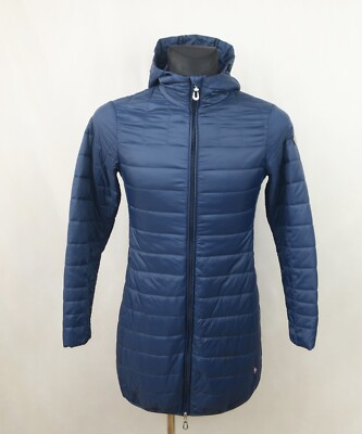 SEBAGO DAMEN INSULATED ECO PRIMALOFT NAVY BLUE STEPPJACKE PARKA Gr.S