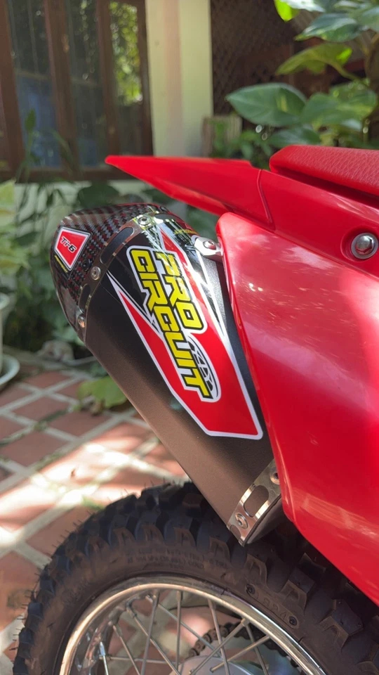 EXHAUST PIPE MUFFLER HIGH MOUNT FULL SYSTEM CARBON FOR HONDA CRF 110 CRF 110F - Imagem 2 de 4