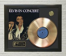 Elvis Presley  Framed wood Legends Of Music LP Record Display #4. "C3"