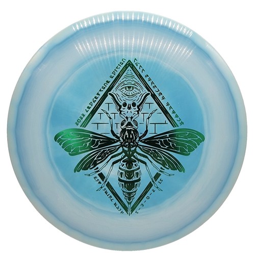 Discraft Big Z Luna Worlds × McBeth Collab Blue/Purple Stamp 173
