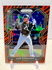 Luis Gonzalez 2021 Panini Prizm Tier II Tiger Stripe Prizm #163 RC White Sox