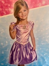 Girls Disney RAPUNZEL Halloween Costume Princess Dress Size Small 4 6 NEW