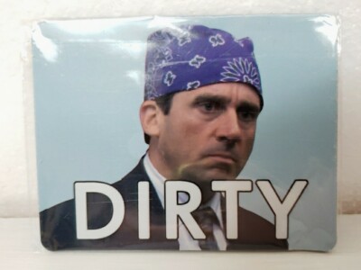 Dirty/ Clean Magnet  3.5'' W 3'' Tall Michael Scott New Double Sided 