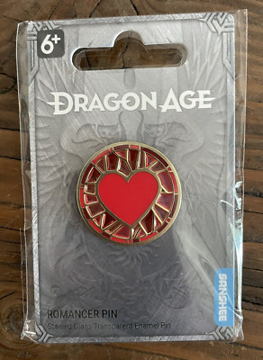 SDCC 2024 BioWare Dragon Age Romancer Stained Glass Transparent Enamel Pin