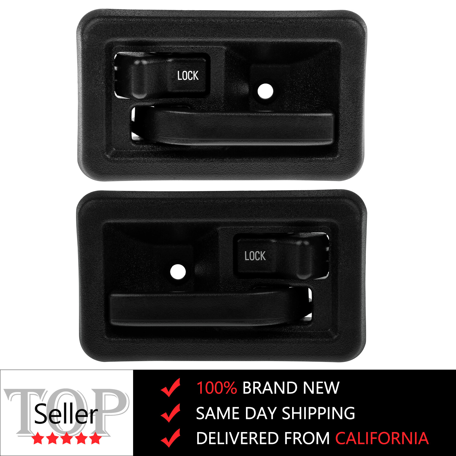 Pair Inside Door Handles Left & Right for 19972004 Jeep Wrangler YJ TJ