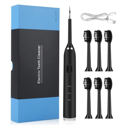 Electric Toothbrush Ultrasonic Teeth Cleaner Dental Tartar Remover USB Teeth Whi