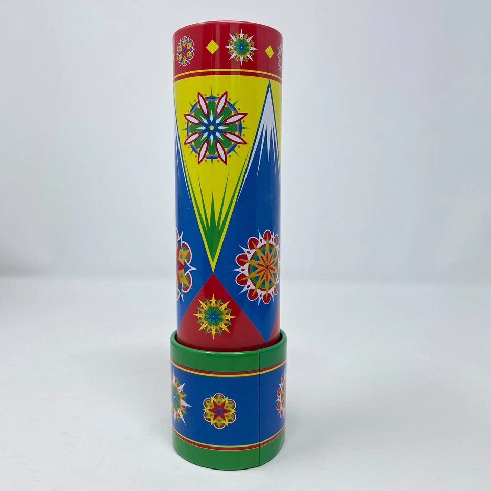 Lote de 2 juguetes Schylling caleidescopio y tapa giratoria juguetes de hojalata edades 4 en adelante Foto 3 de 4